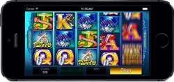You can play slots casino games at your mobile device